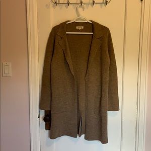 Long knit blazer